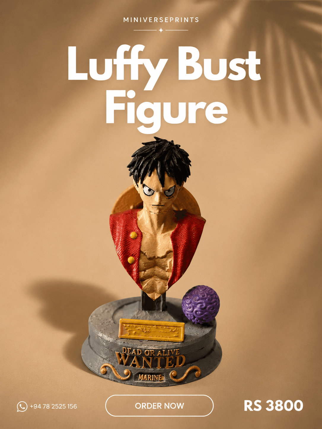 Luffy Bust Figure