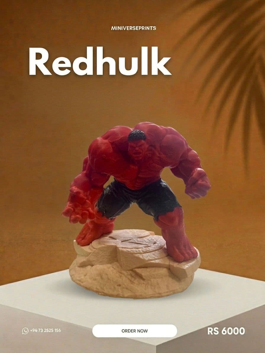 Red Hulk Figure